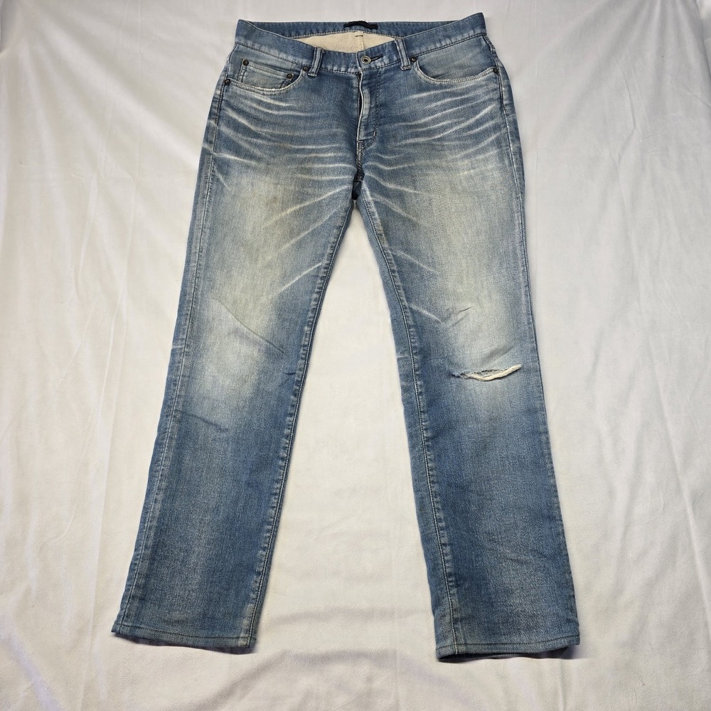 Jun Hashimoto  Stretch Jersey Denim Type 505‎ Jeans Men Size 32x28 made in japan